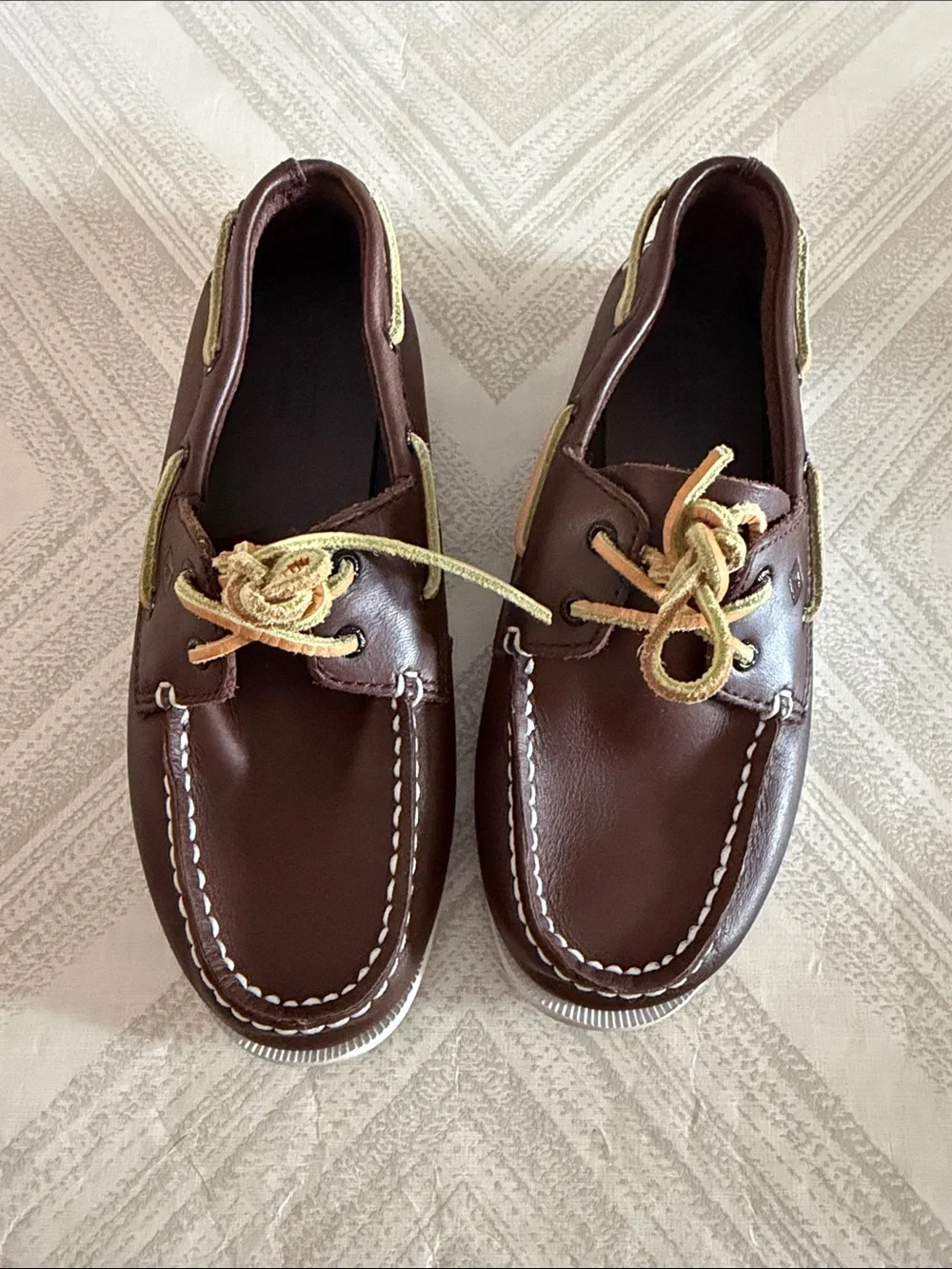 Sperry Authentic Original 2-Eye Boat Shoes — Boys Size 3